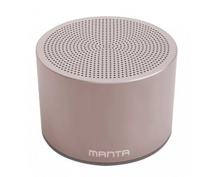 Głośnik bluetooth Manta GŁOŚNIK BT MANTA SPK9001 Różowo-złoty #